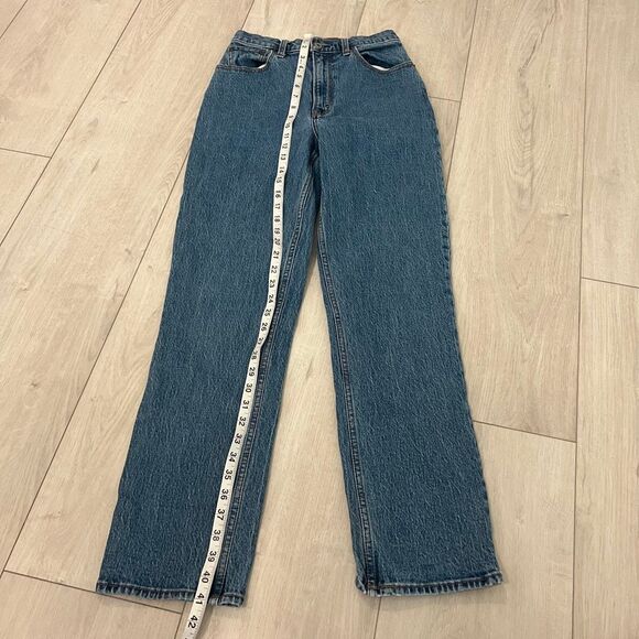 Abercrombie & Fitch the 90s straight ultra high rise  women’s jeans  size 26 - Picture 2 of 9